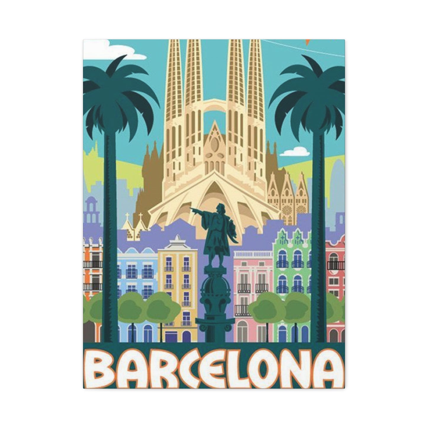 Barcelona City Of Spain Wall Art & Canvas Prints
