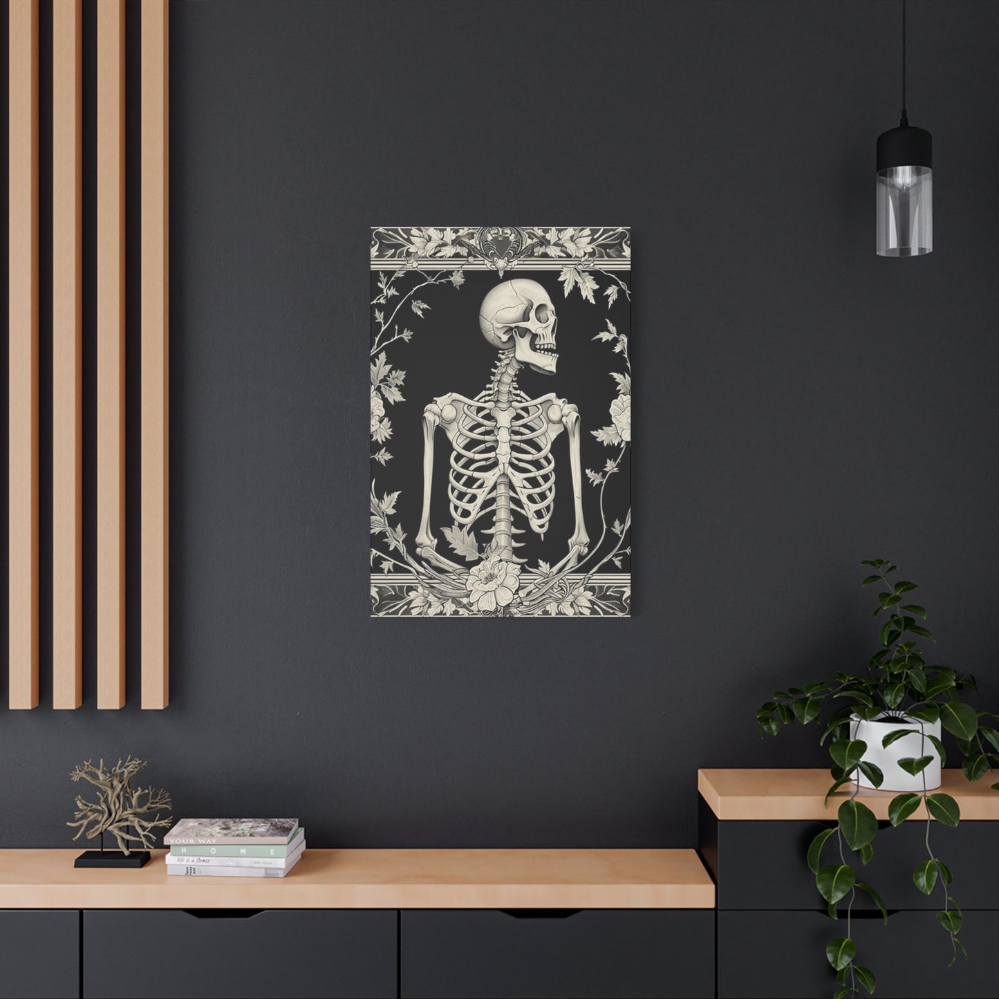 White Skeleton Poster Wall Art & Canvas Prints