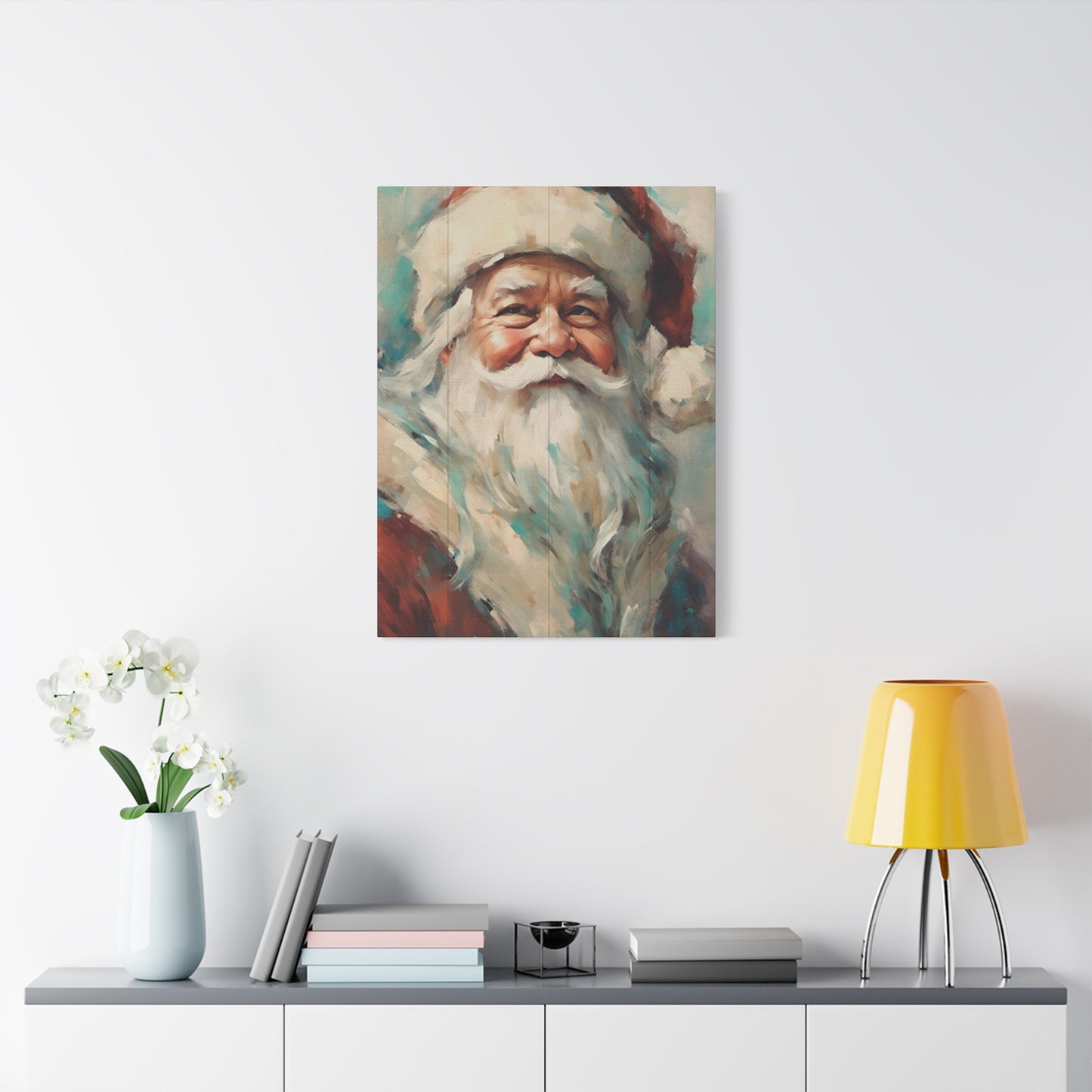 Santa Claus Painting Wall Art & Canvas Prints