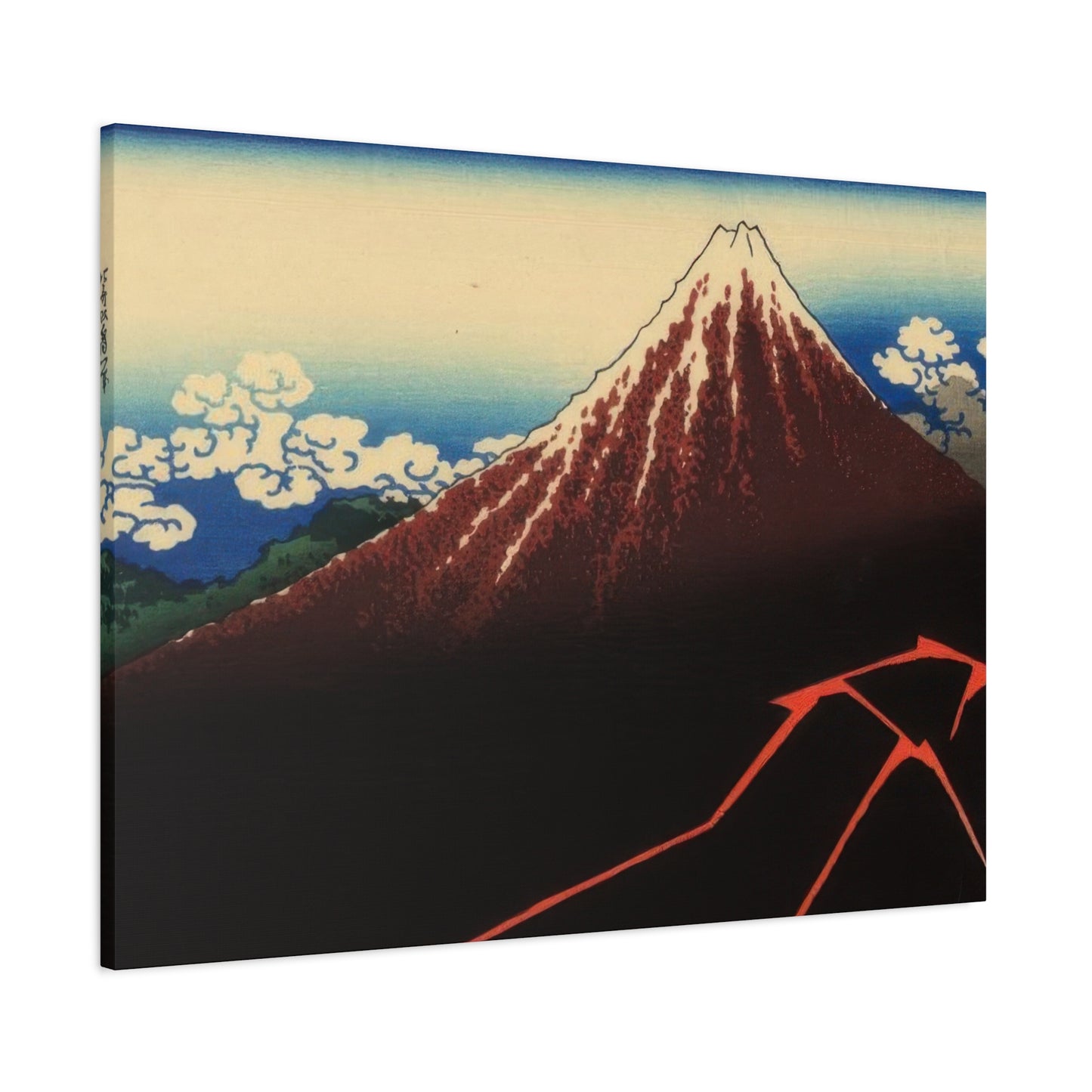 Katsushika Hokusai Shower Below The Summit Wall Art & Canvas Prints