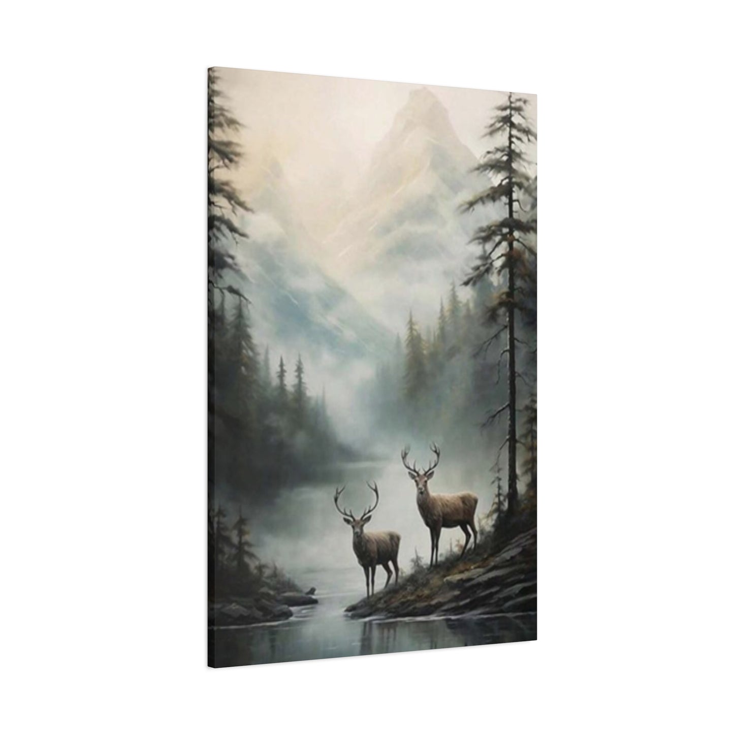 Reindeer Family Wall Art & Canvas Prints