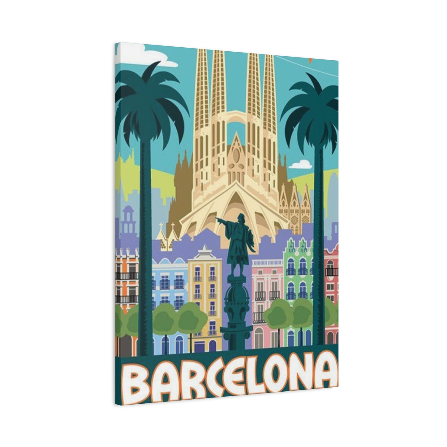 Barcelona City Of Spain Wall Art & Canvas Prints