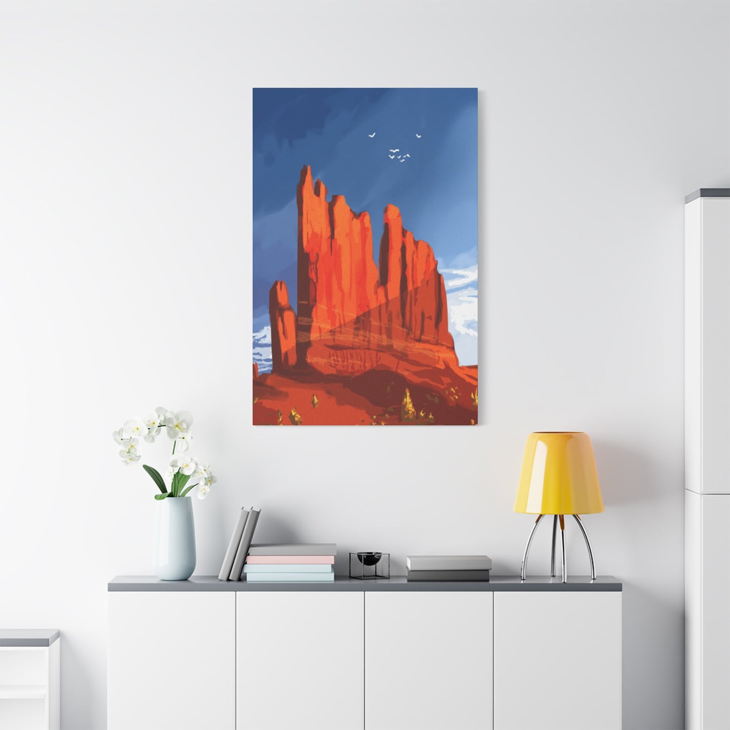 Abstract Arizona Canyon Mountain Wall Art & Canvas Prints