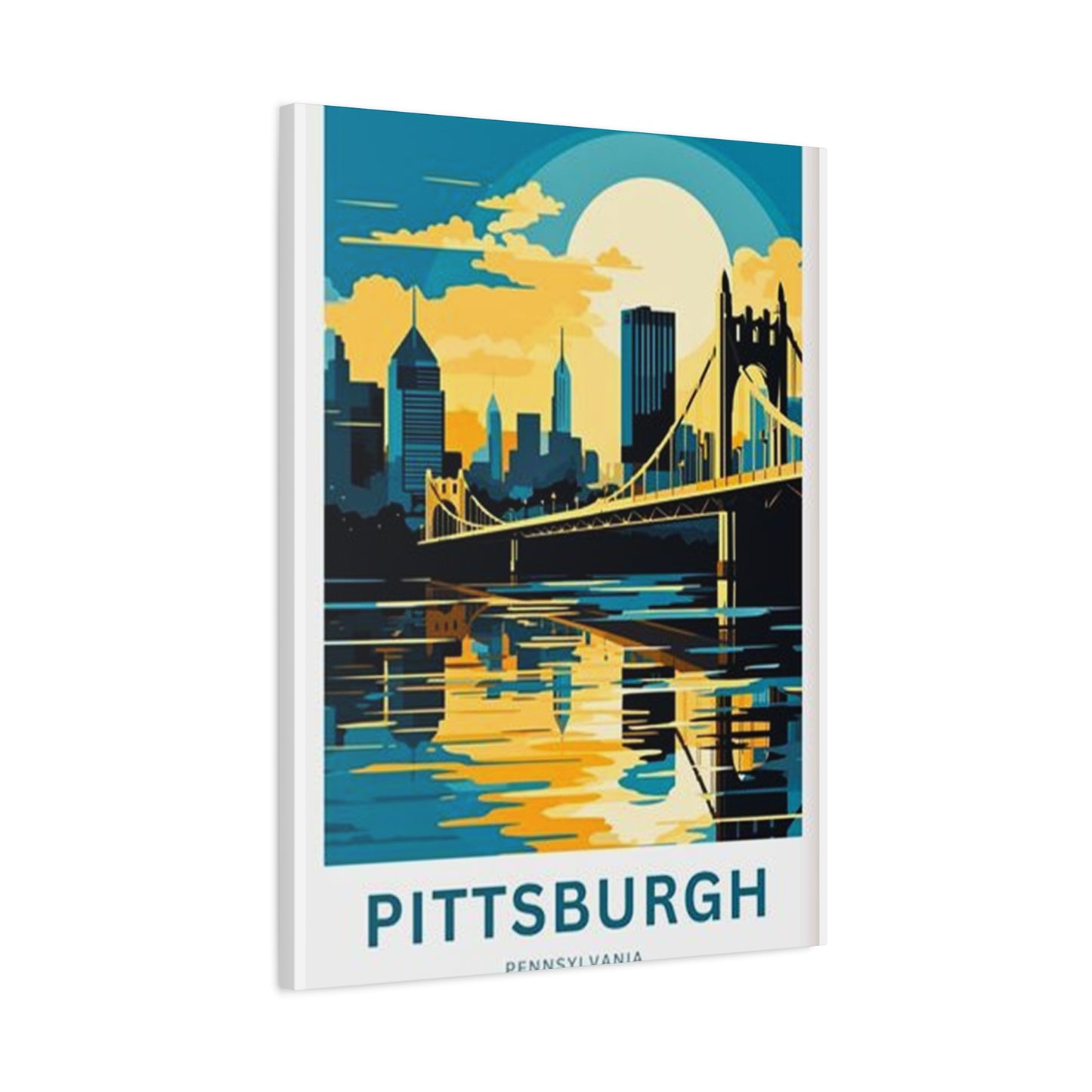 Pittsburgh Poster Wall Art & Canvas Prints