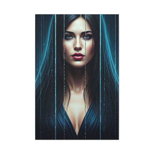 Veil of Blue Serenity Wall Art & Canvas Prints