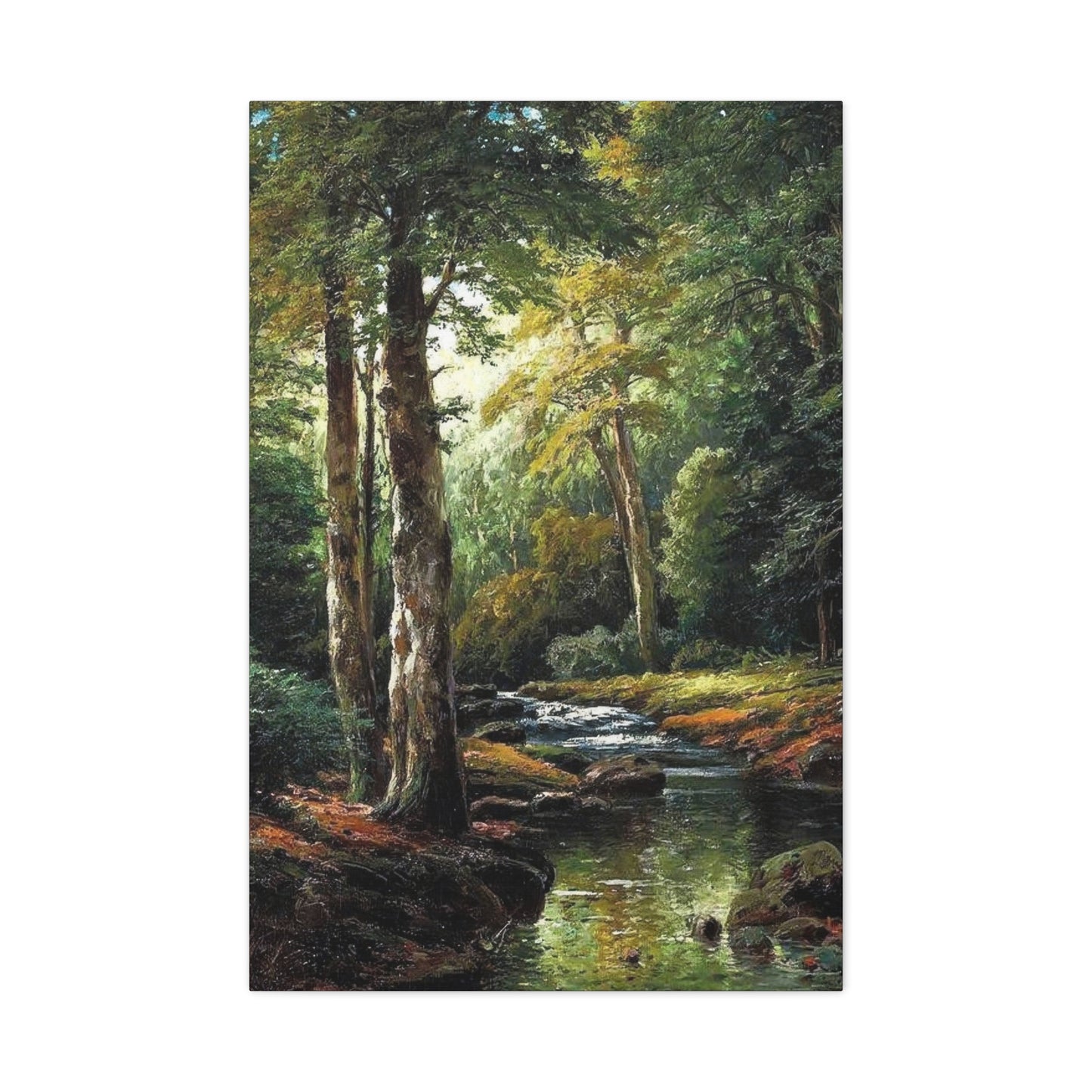 Stream Through Forest Wall Art & Canvas Prints