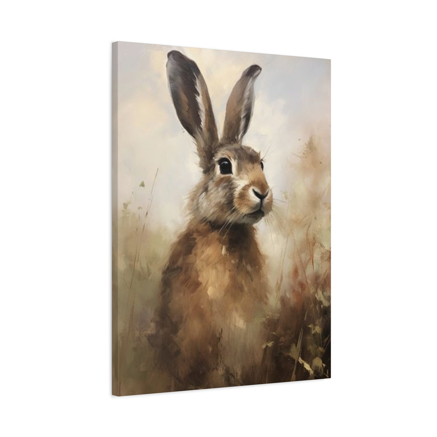Small Rabbit Painting Wall Art & Canvas Prints