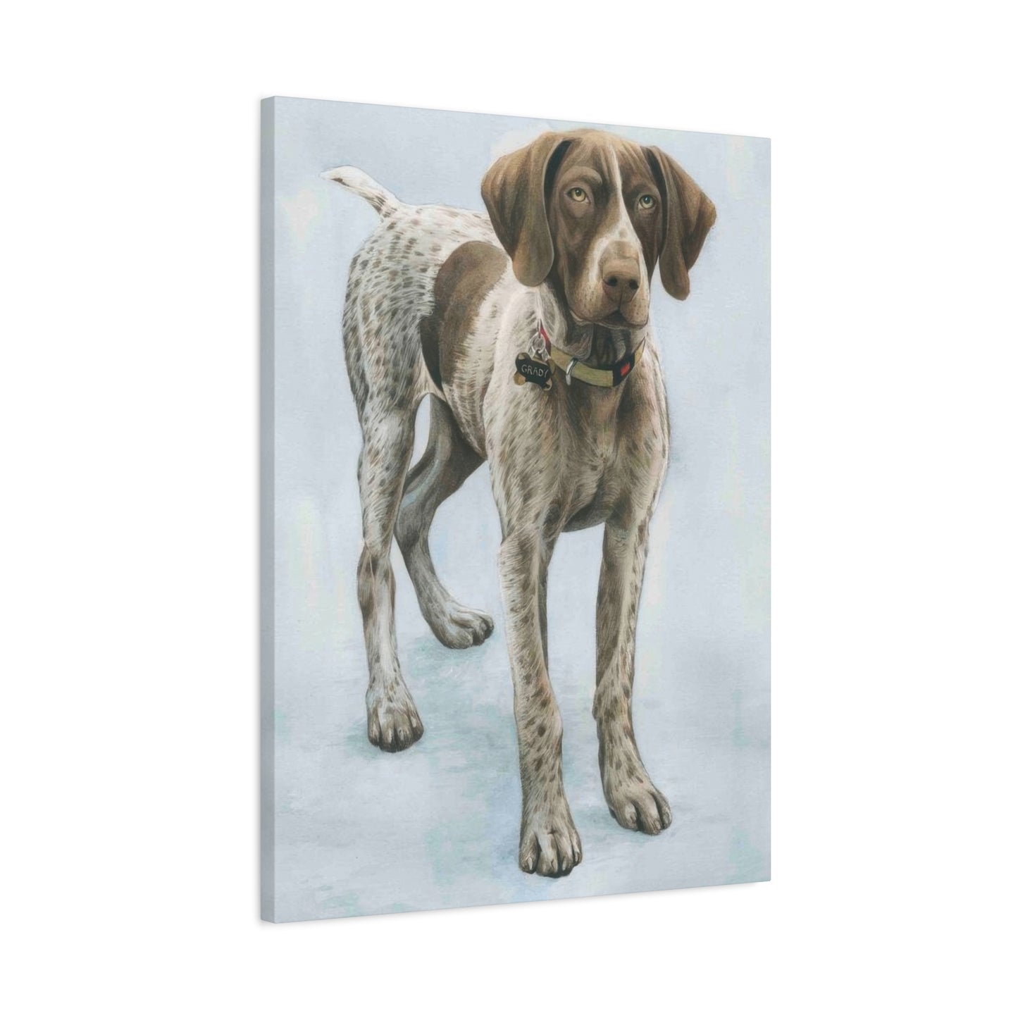 Grace Pop Dog Portrait Wall Art & Canvas Prints