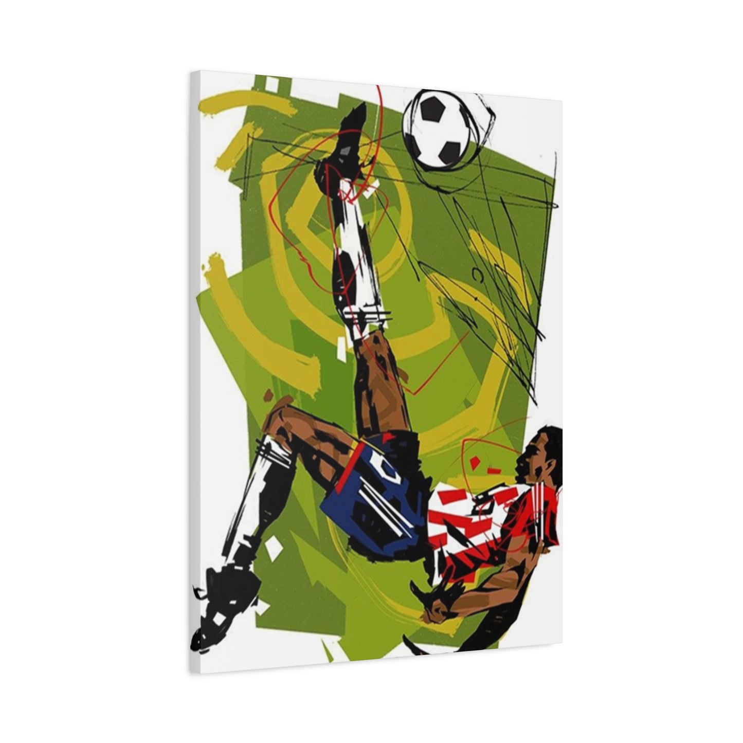 Football Reverse Kick Wall Art & Canvas Prints