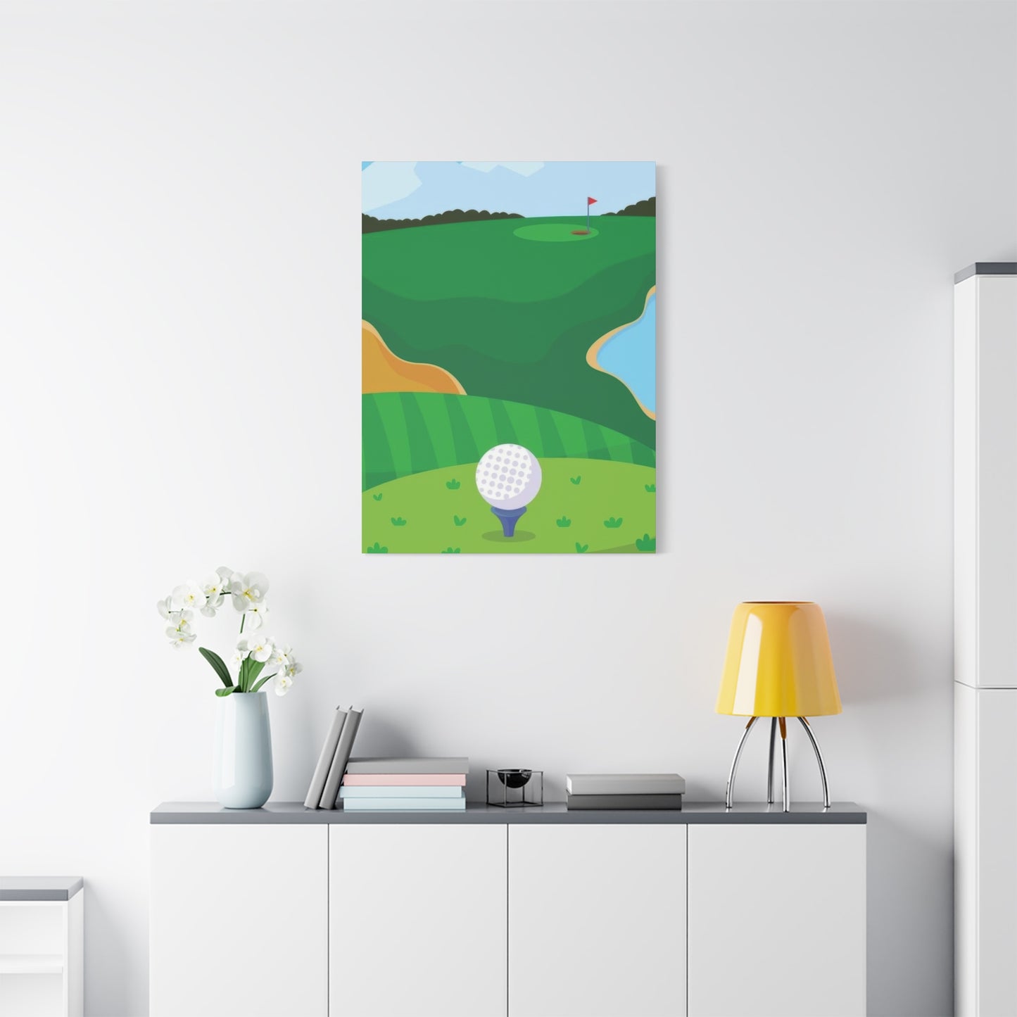 Golf Course Ball Wall Art & Canvas Prints