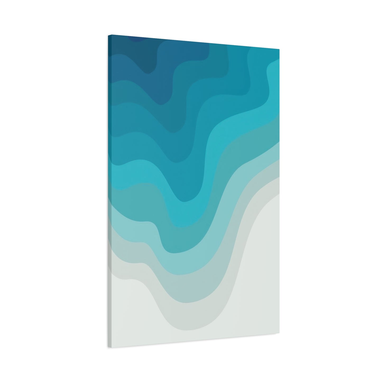 Blue Cool Layers Wall Art & Canvas Prints