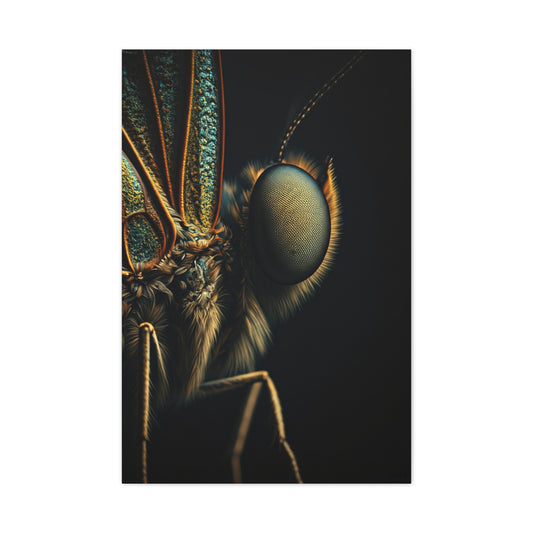Butterfly Micro Detail Scientific Portrait Wall Art & Canvas Prints