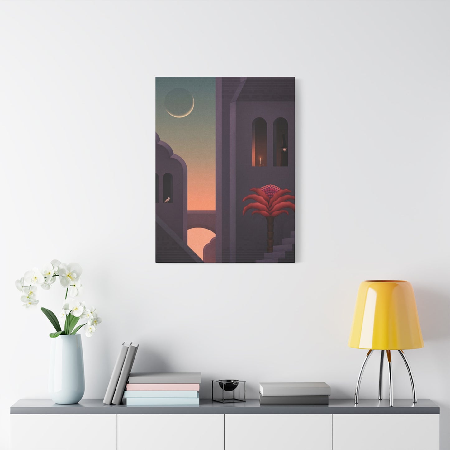 Resort In Dawn Wall Art & Canvas Prints