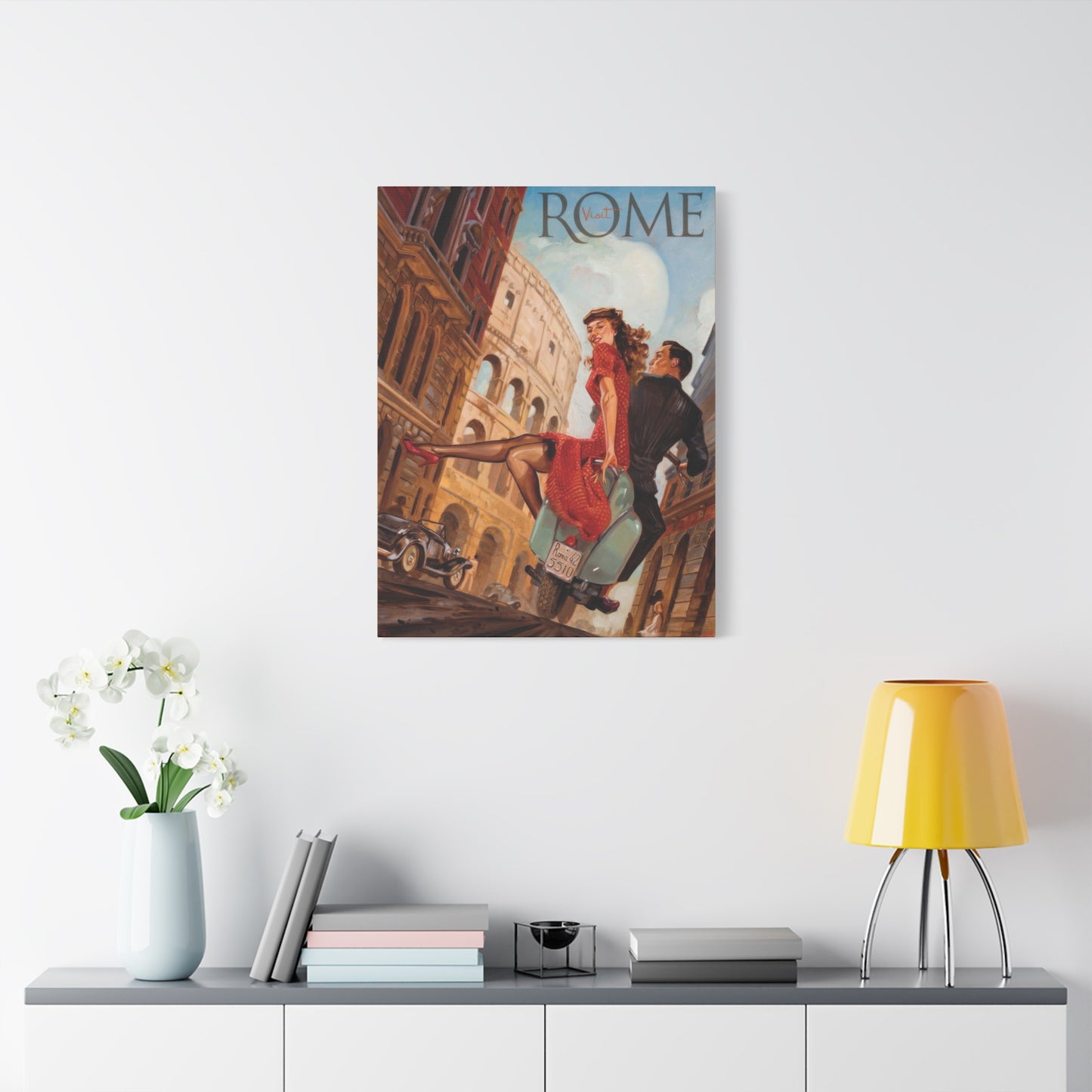 Visit Rome Travel Italy Wall Art & Canvas Prints