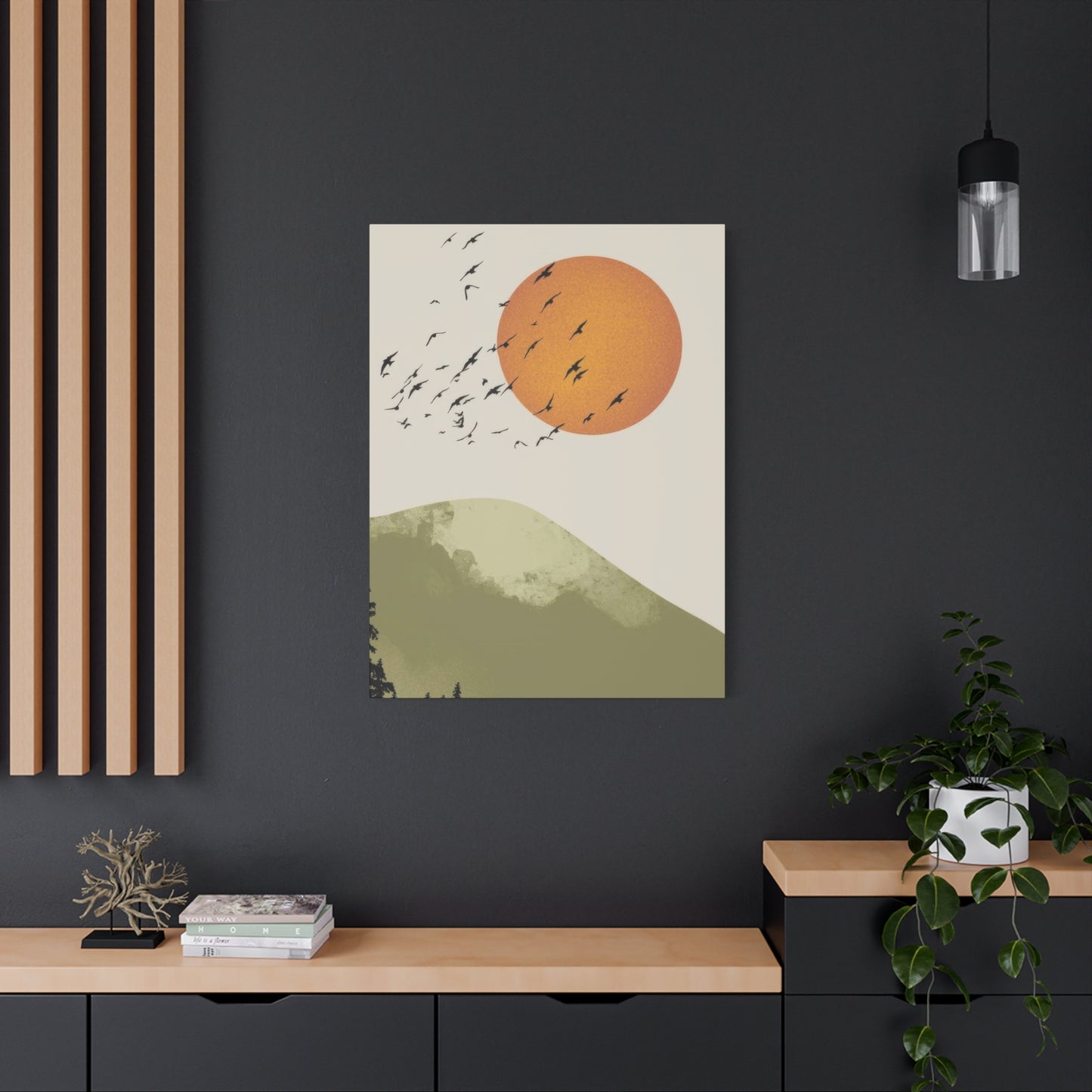 Birds Fly By Earthy Wall Art & Canvas Prints