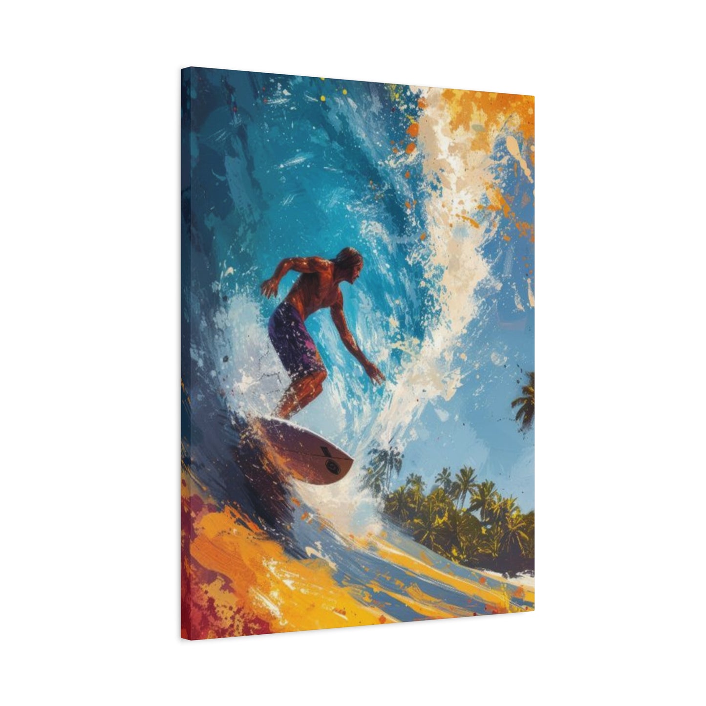 Wave Surfing Wall Art & Canvas Prints