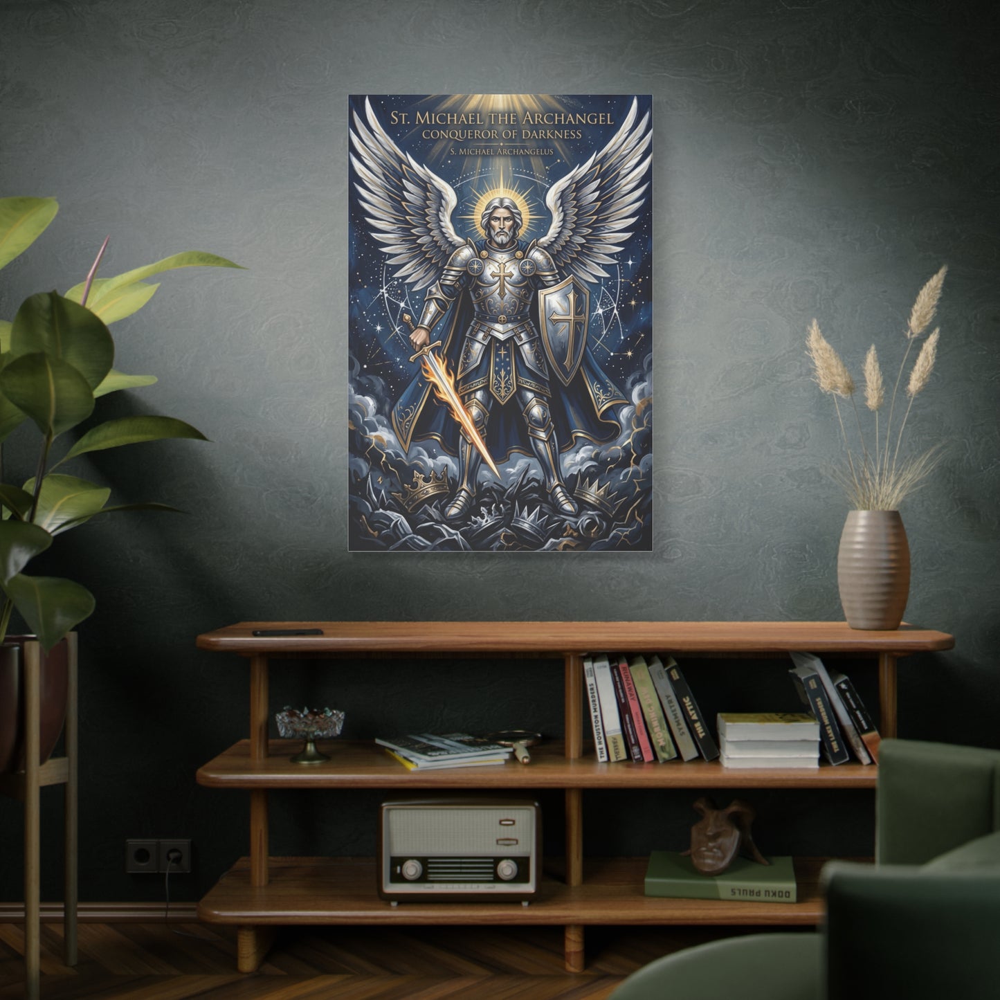 St. Michael the Archangel Celestial Warrior Wall Art & Canvas Print