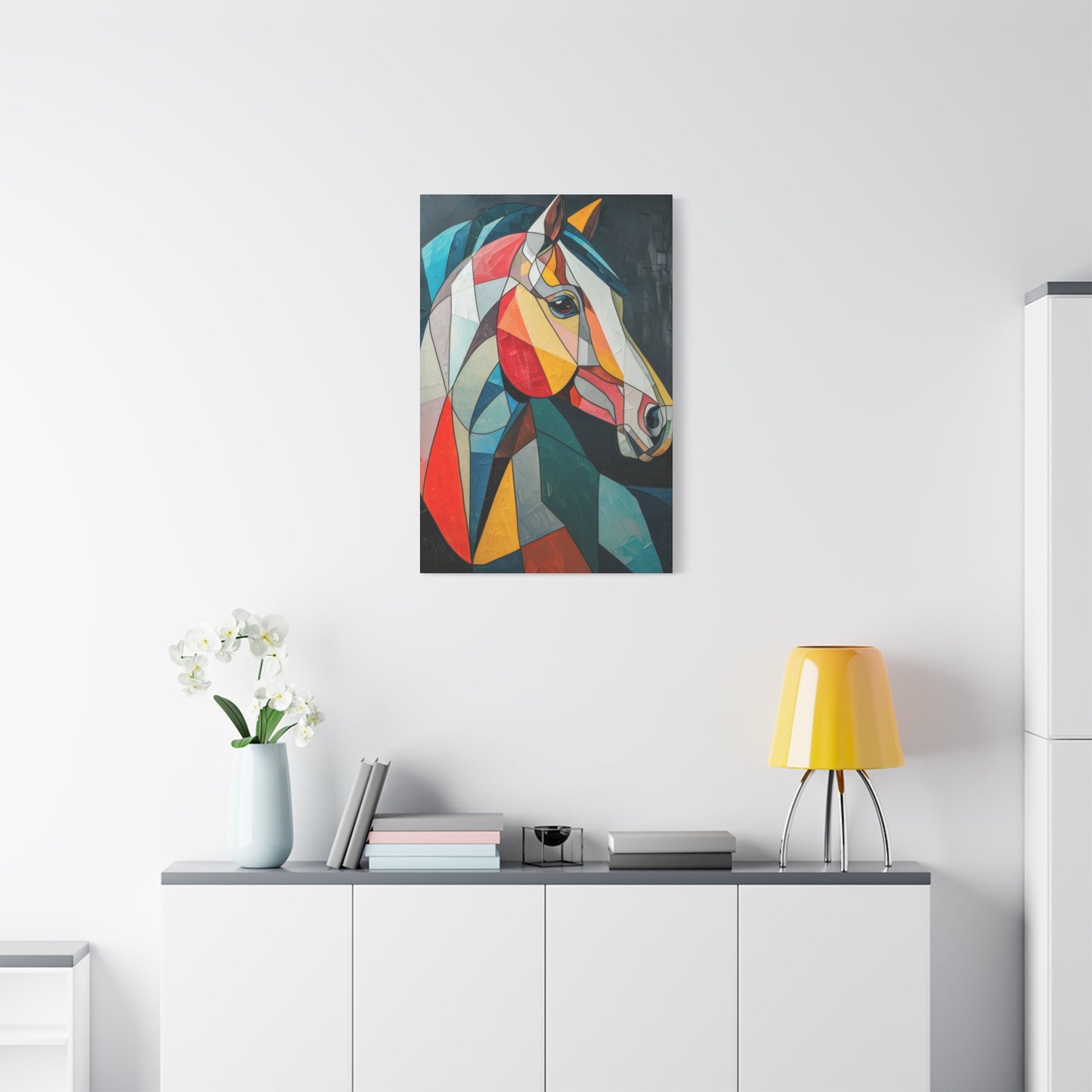 Horse Portrait Cubism Wall Art & Canvas Prints