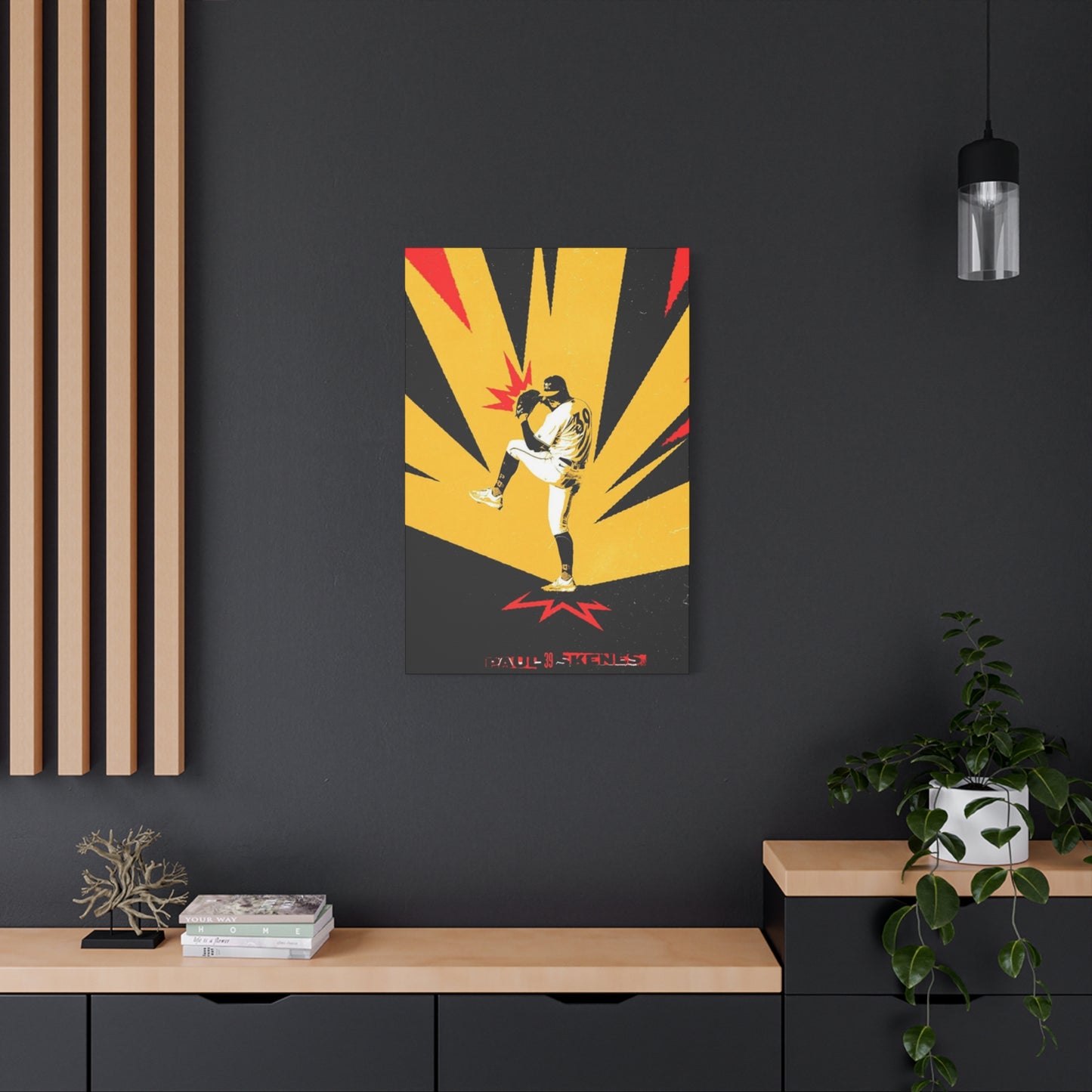 Baseball Game Play Poster Wall Art & Canvas Prints