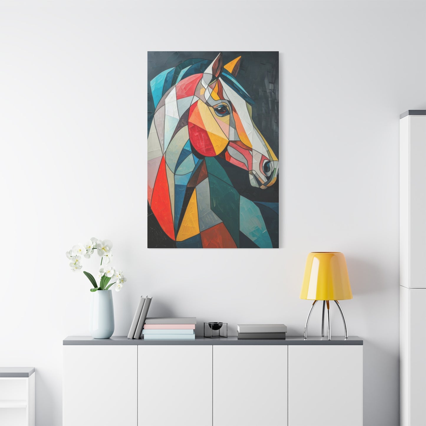 Horse Portrait Cubism Wall Art & Canvas Prints