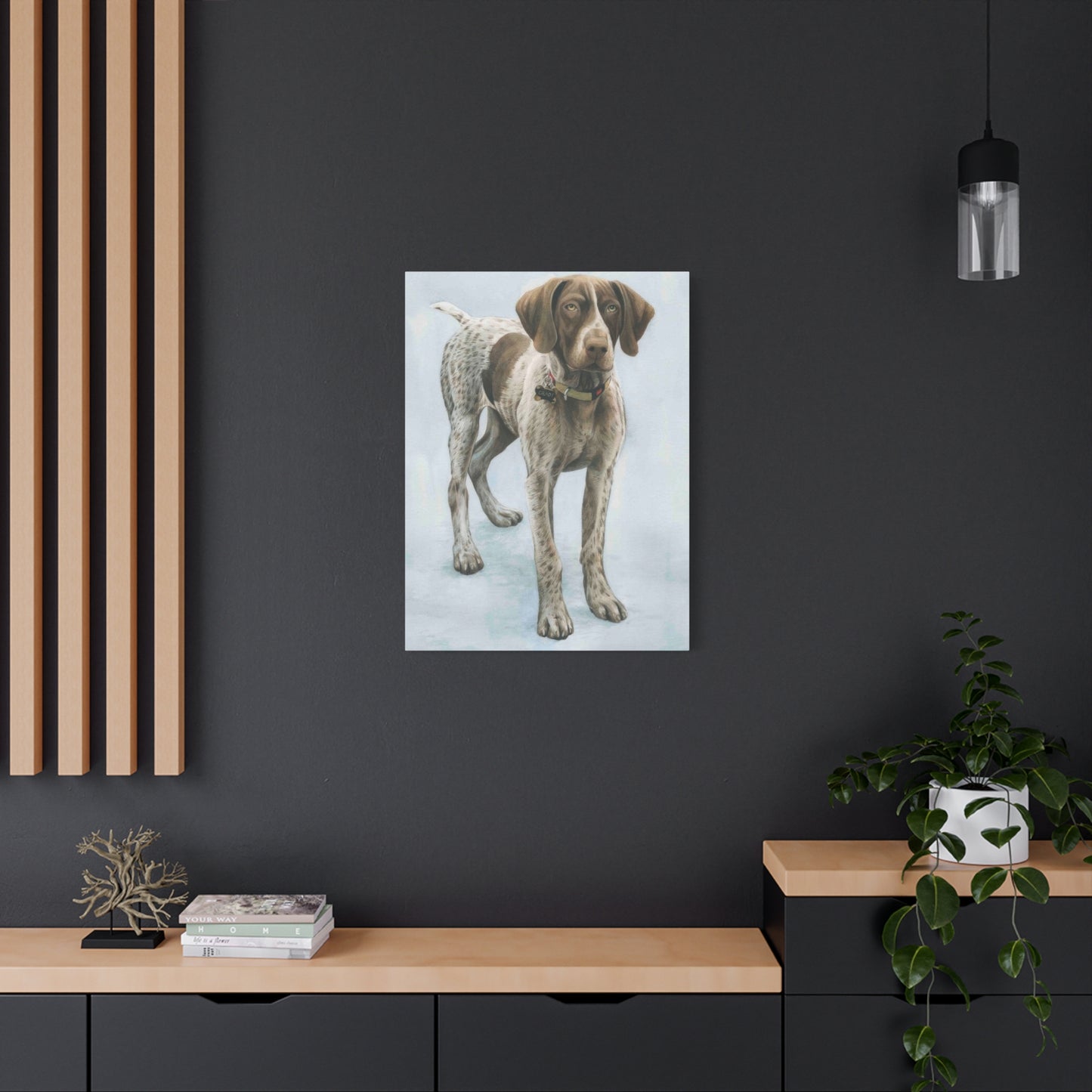 Grace Pop Dog Portrait Wall Art & Canvas Prints