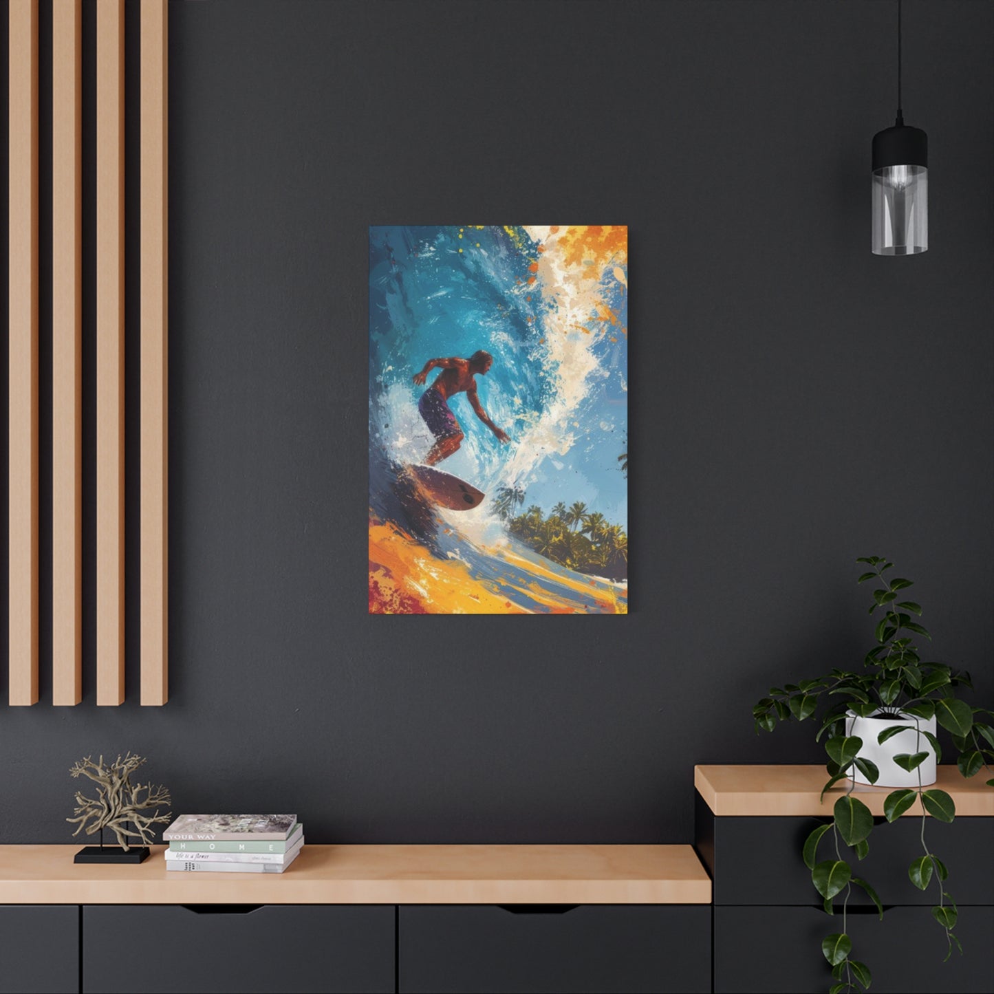 Wave Surfing Wall Art & Canvas Prints