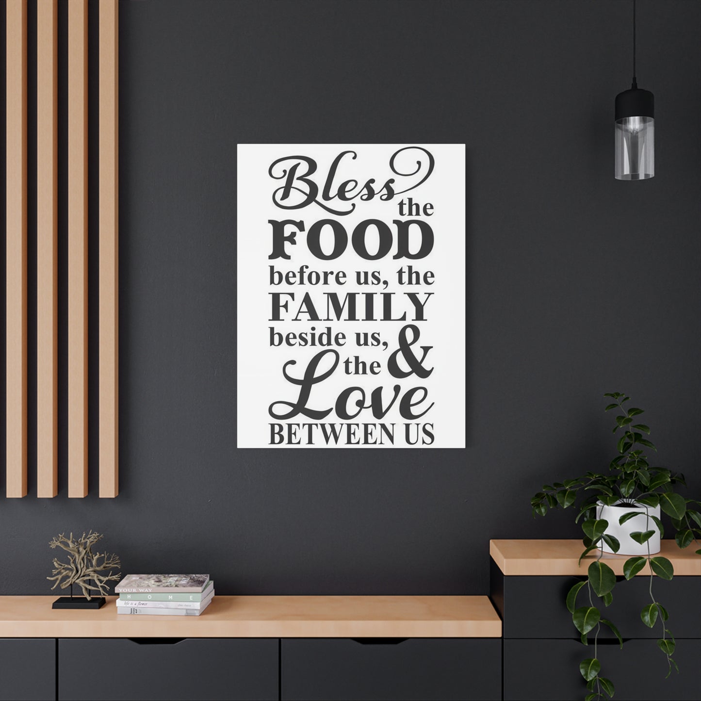 Bless Food Family Love Wall Art & Canvas Prints