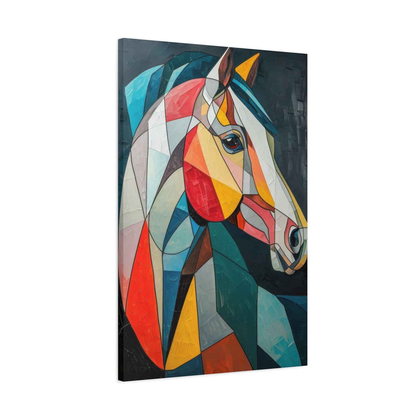 Horse Portrait Cubism Wall Art & Canvas Prints