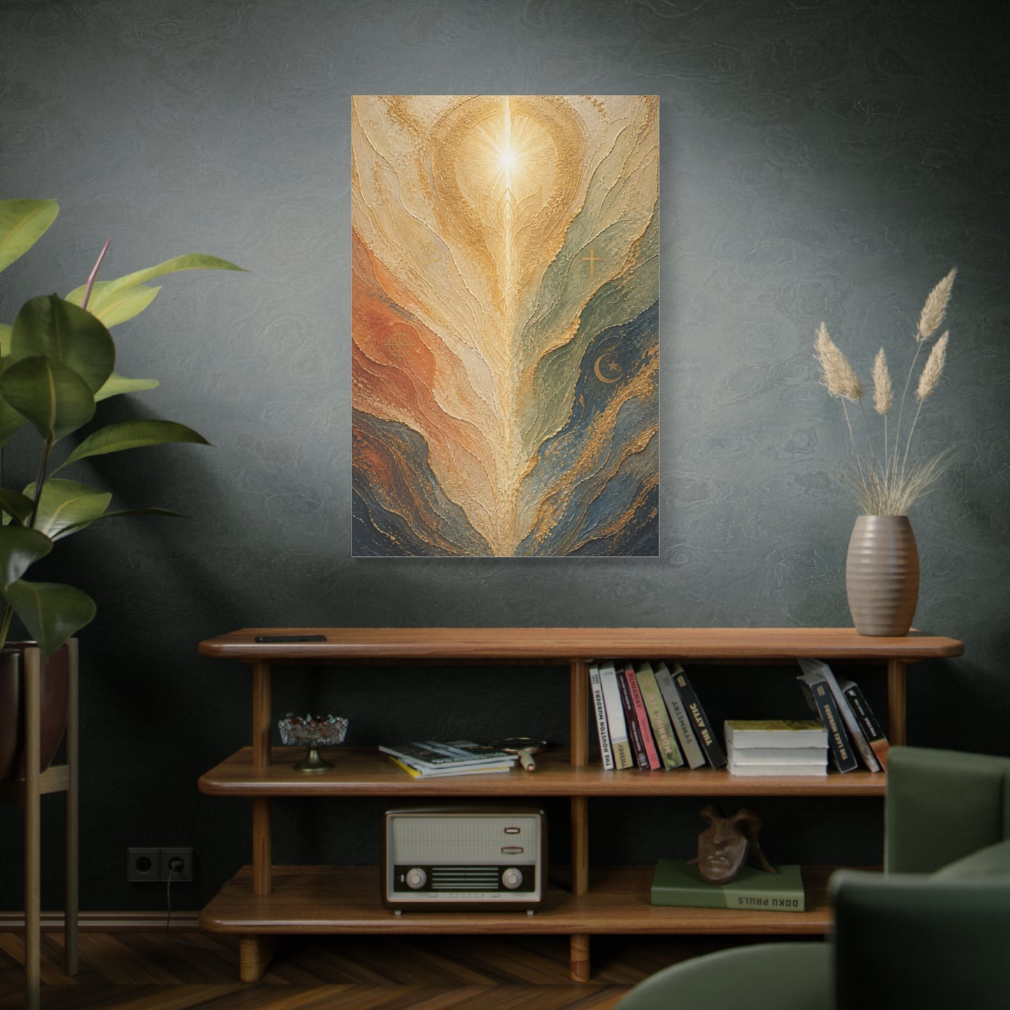 Abstract Divine Light Spiritual Wall Art & Canvas Print