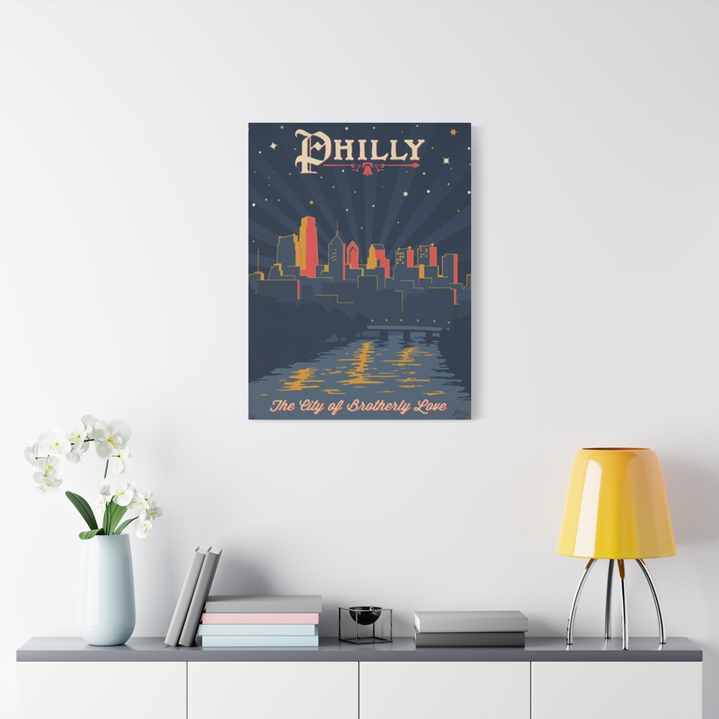 Dark City Philadelphia Poster Wall Art & Canvas Prints