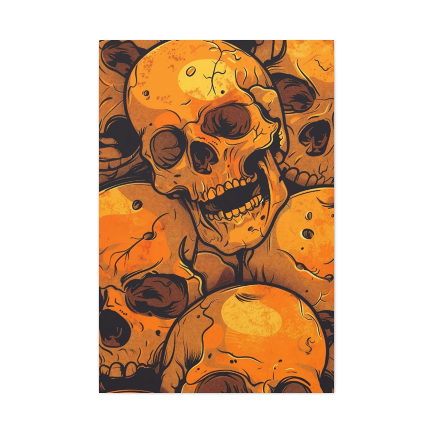 Yellow Skull Wall Art & Canvas Prints