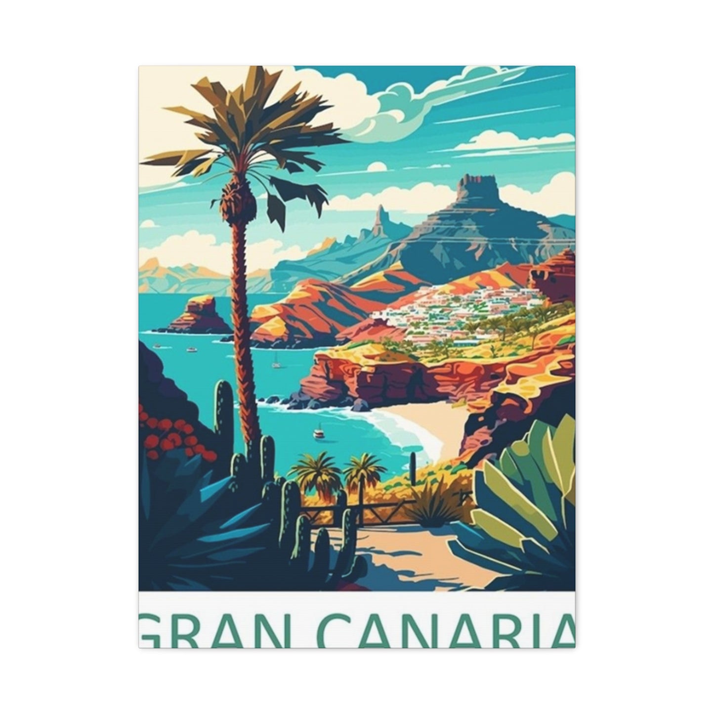 Gran Canaria Spain Poster Wall Art & Canvas Prints