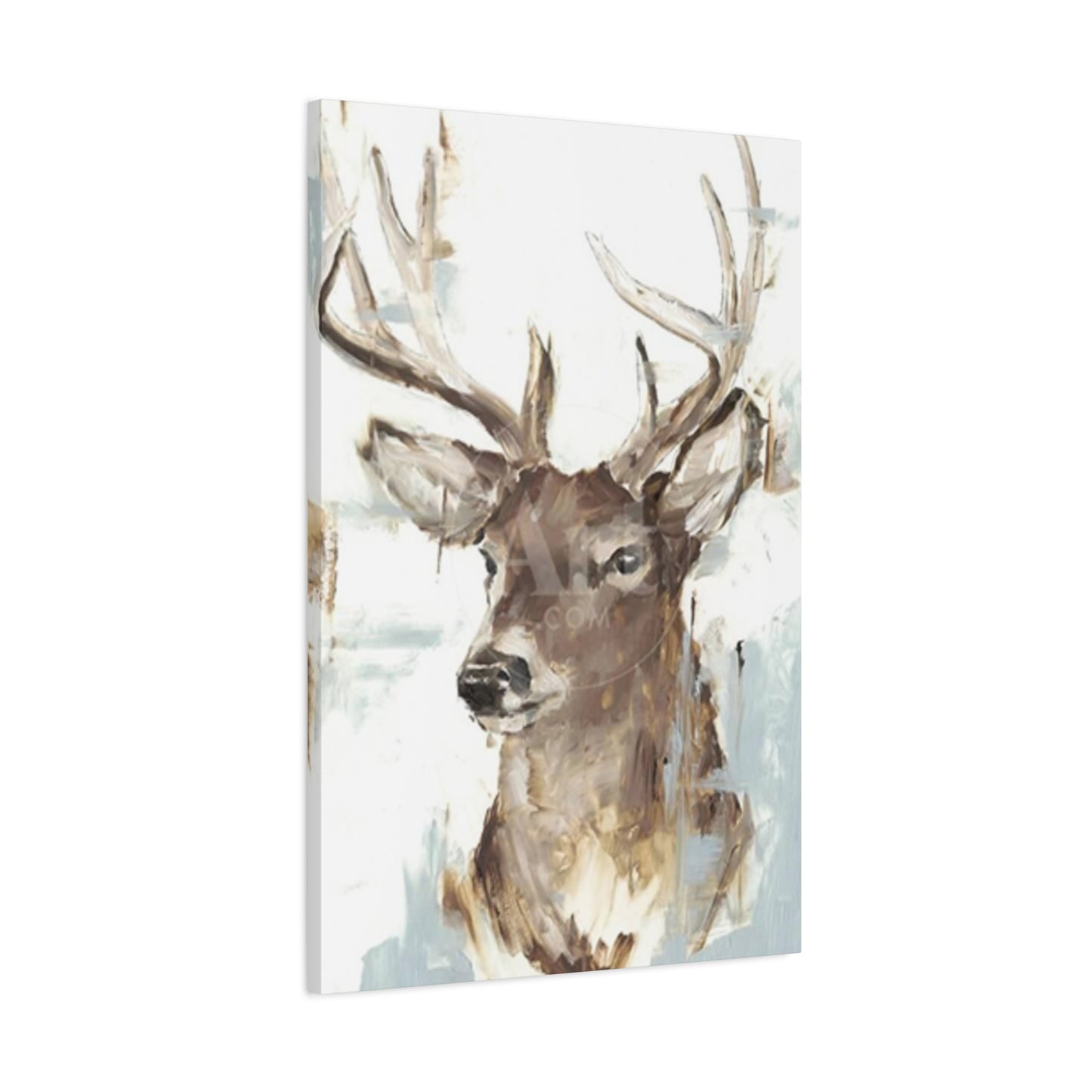 Reindeer Painting Wall Art & Canvas Prints