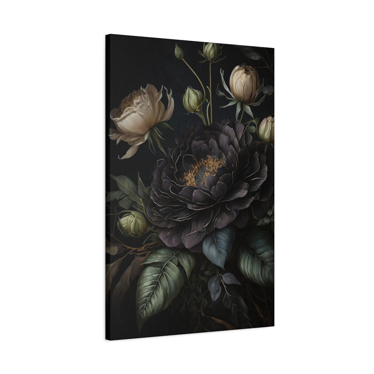 Flowers Dark Wall Art & Canvas Prints