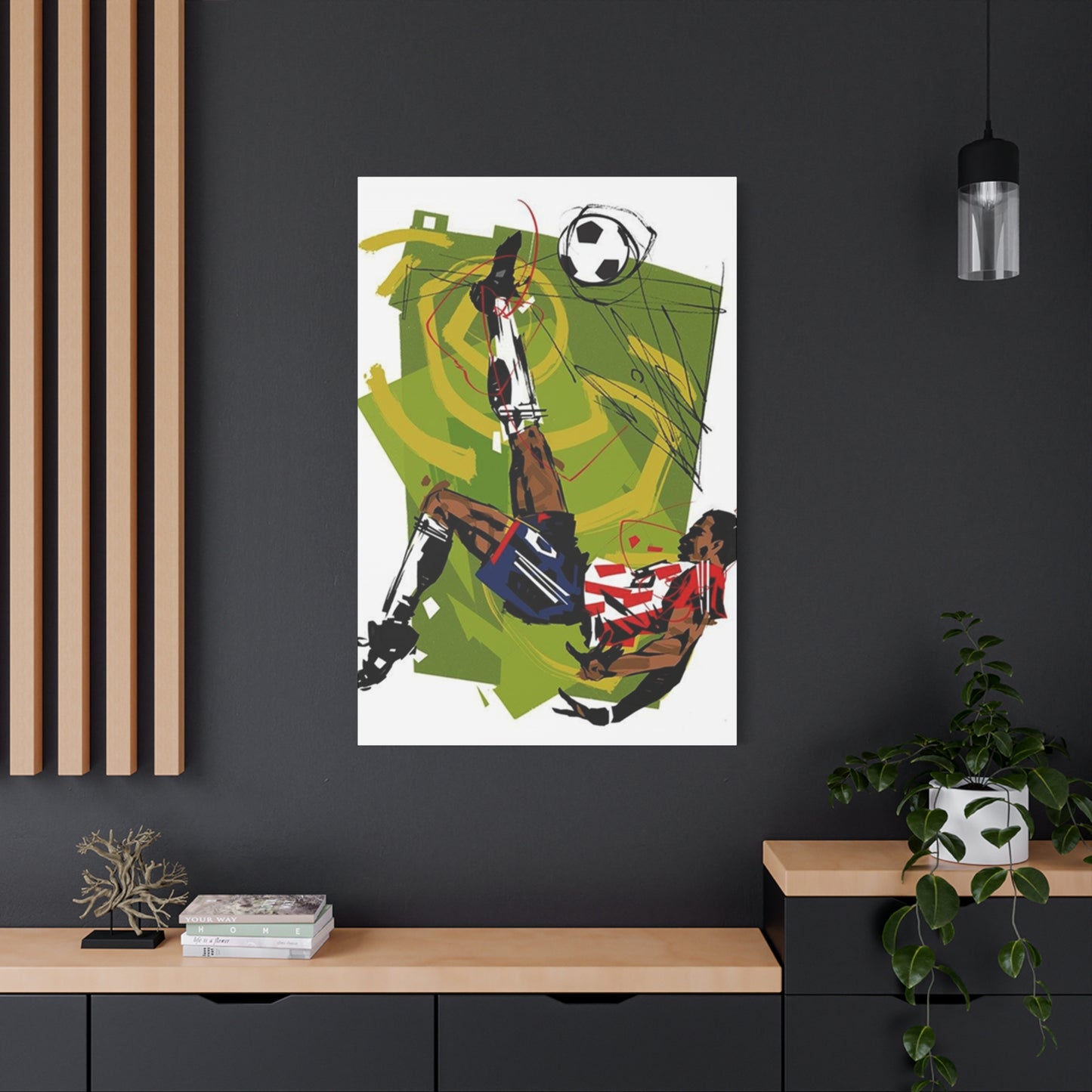 Football Reverse Kick Wall Art & Canvas Prints