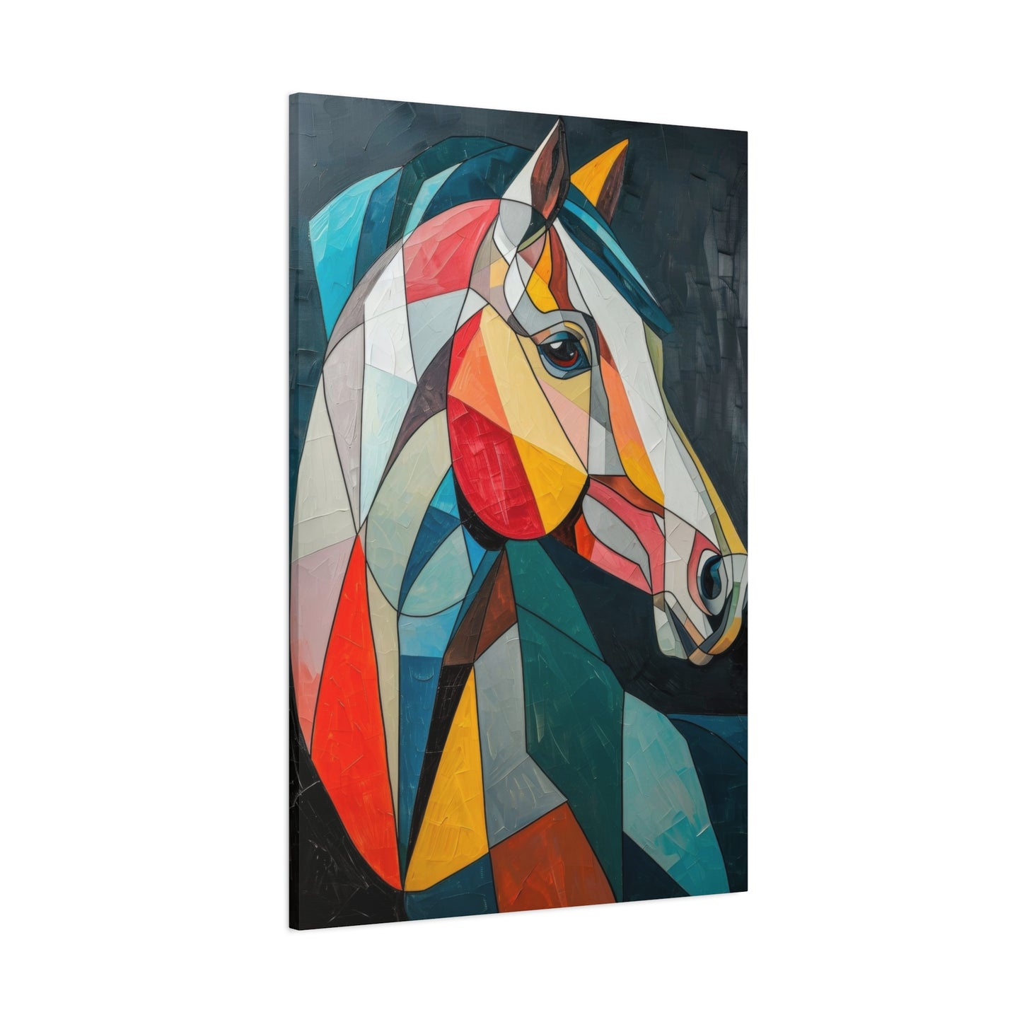 Horse Portrait Cubism Wall Art & Canvas Prints