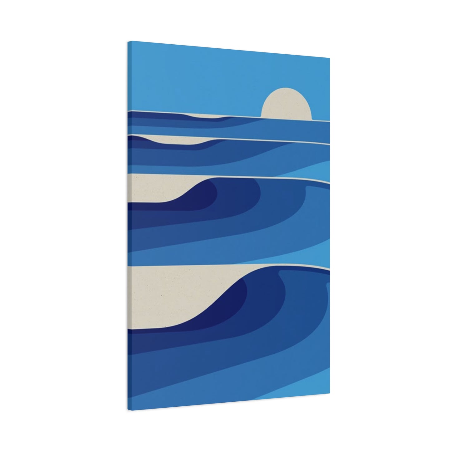 Waves In Ocean Painting Wall Art & Canvas Prints