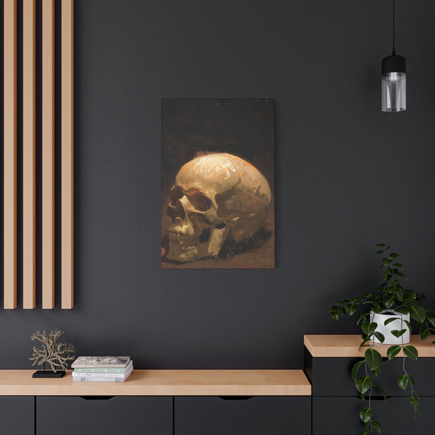 White Skull Poster Wall Art & Canvas Prints