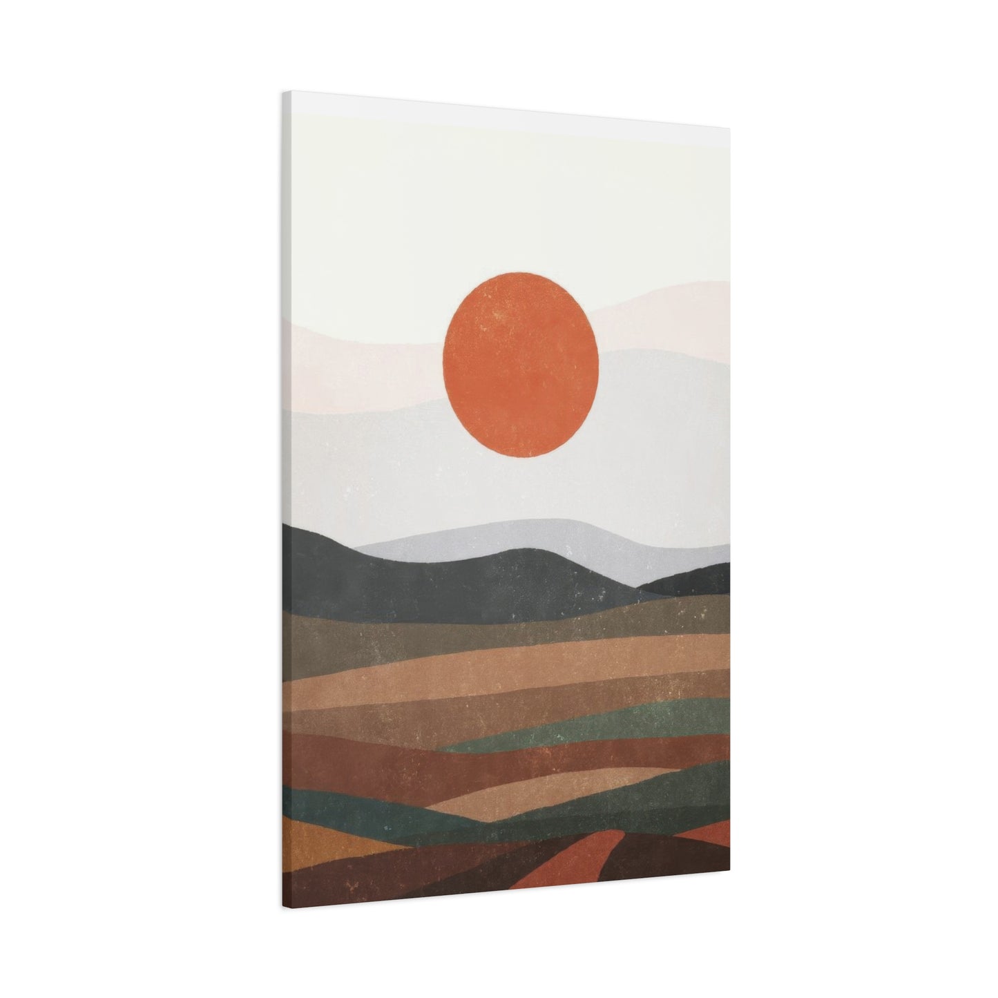 Abstract Landscape Earth Tones Wall Art & Canvas Prints