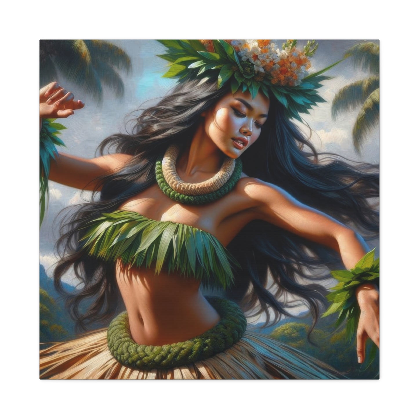 Laka Hawaiian Goddess Wall Art & Canvas Prints