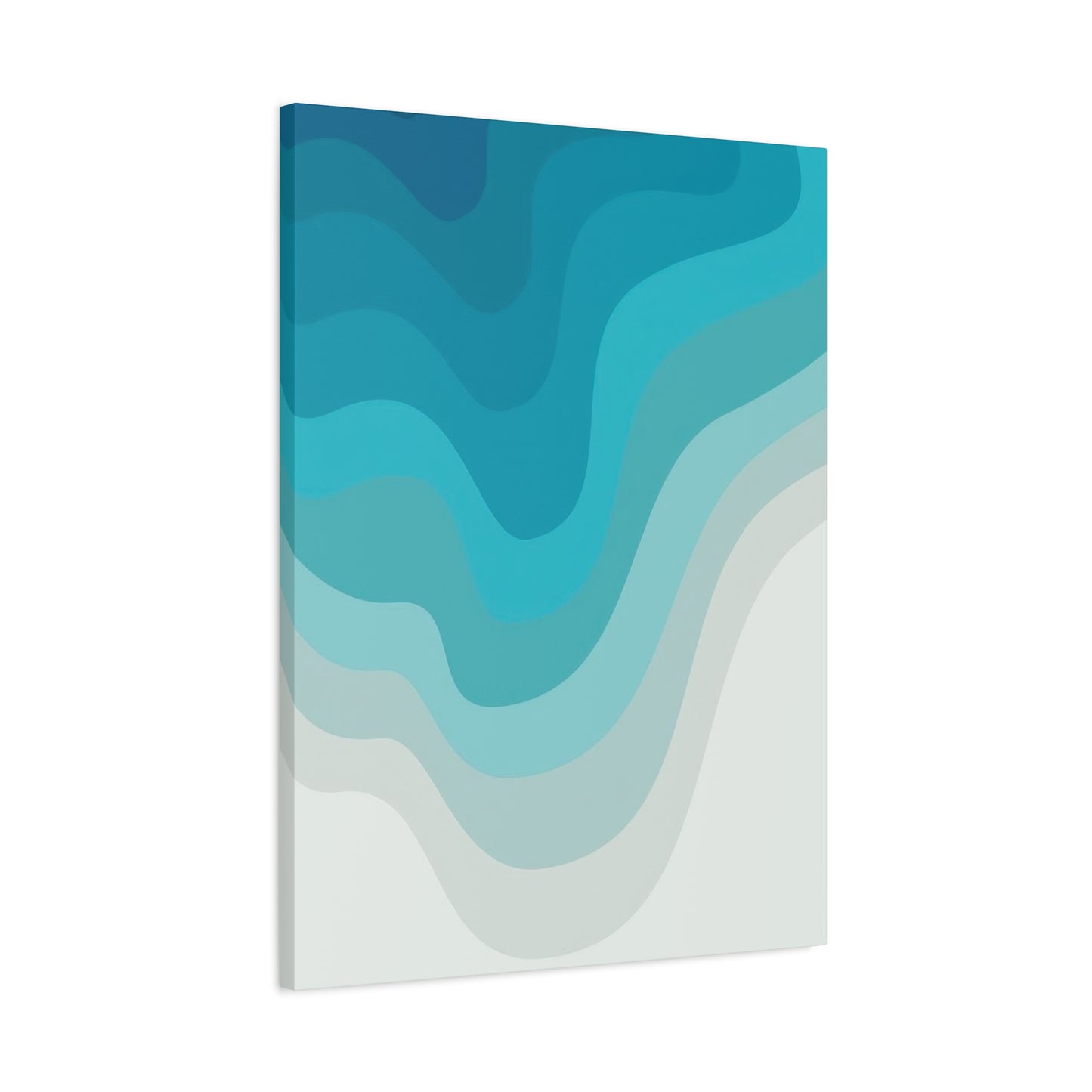 Blue Cool Layers Wall Art & Canvas Prints