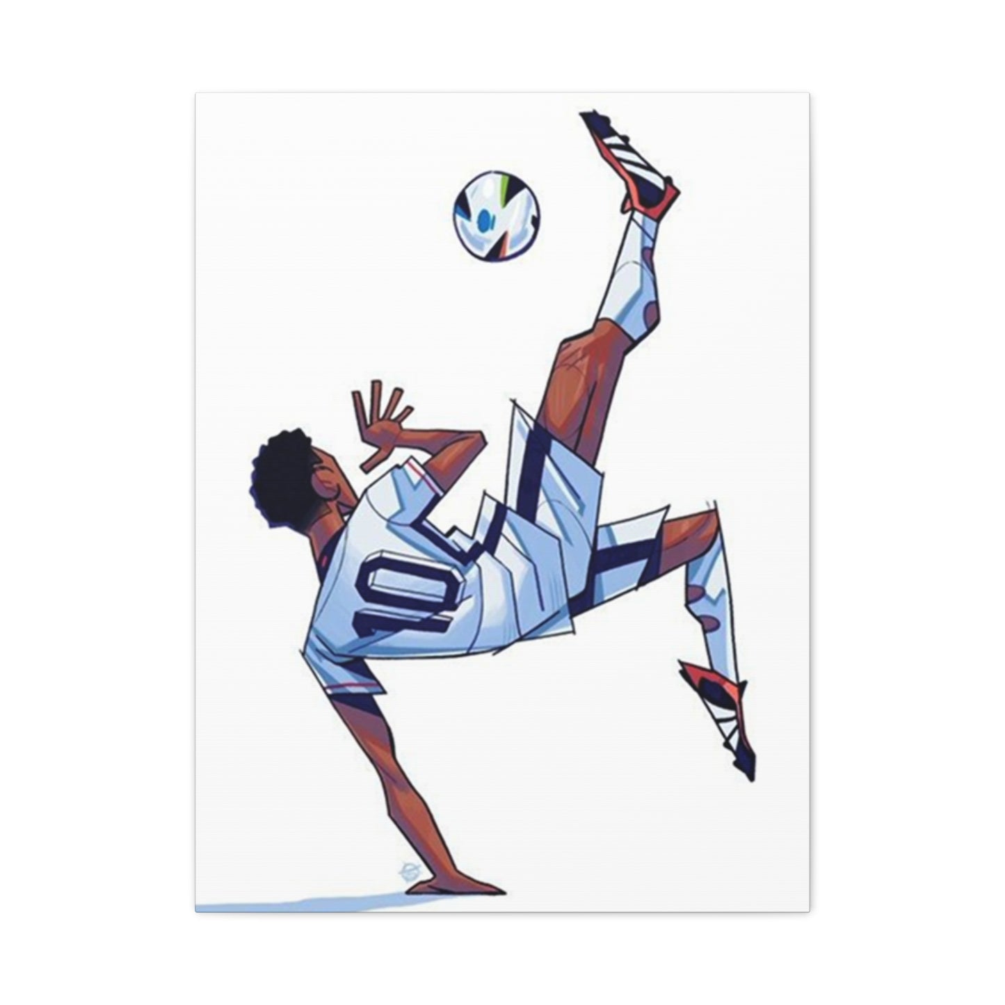 Animated Football Player Wall Art & Canvas Prints
