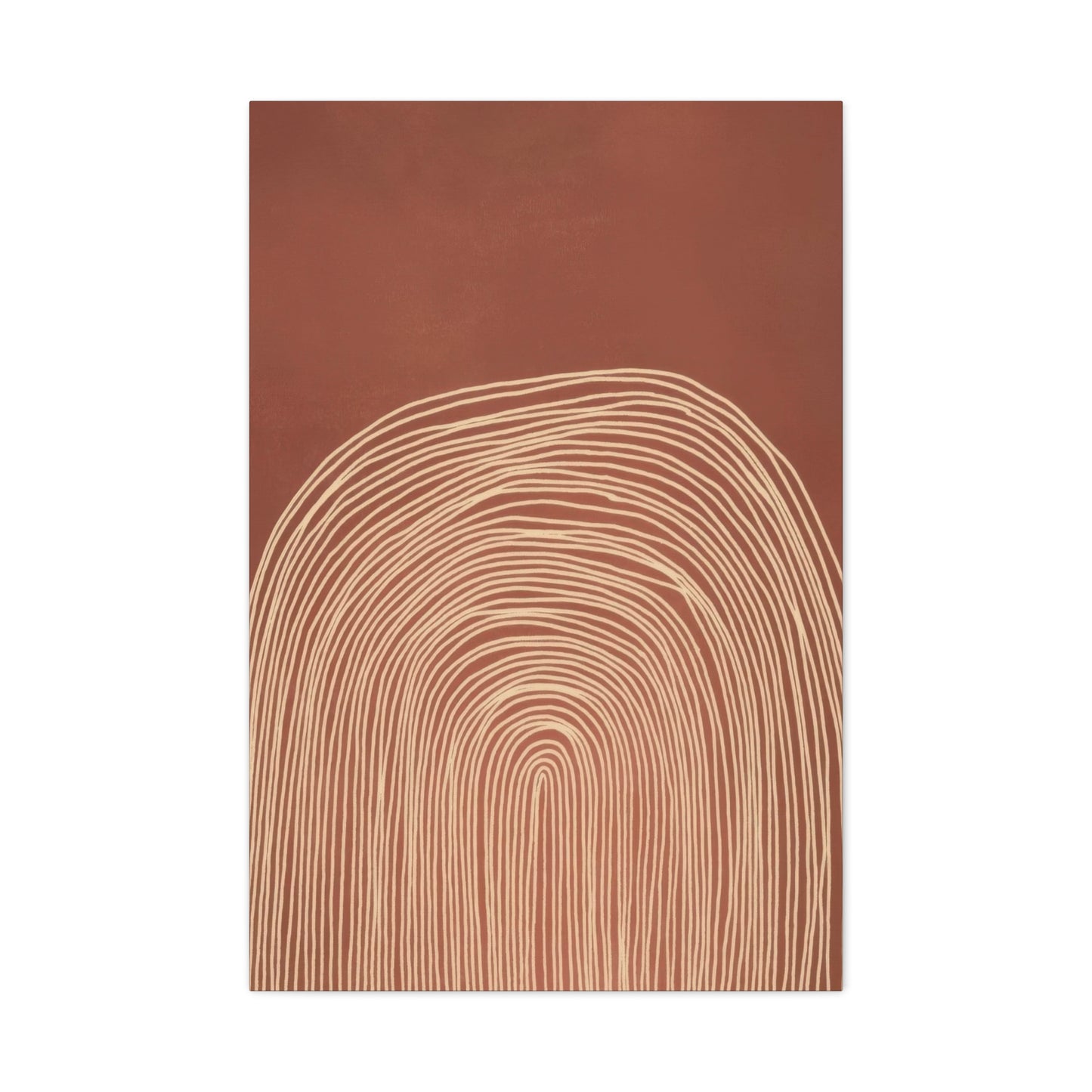 Abstract Concentrix Curves Earth Tones Wall Art & Canvas Prints