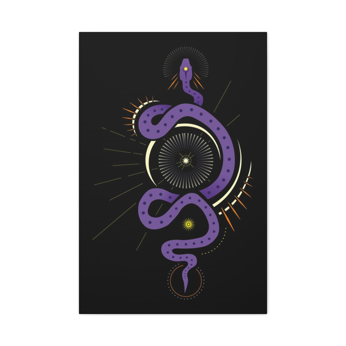 Purple Snake Poster Wall Art & Canvas Prints