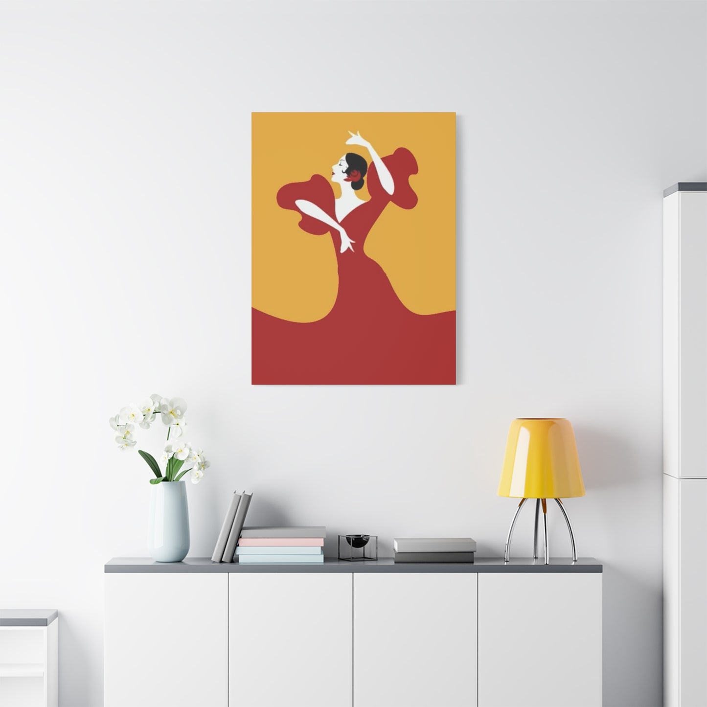 Abstract Spain Traditional Dance Wall Art & Canvas Prints
