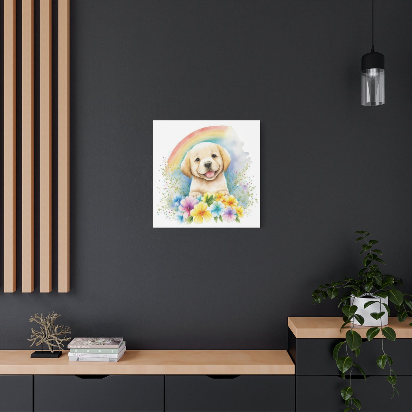Happy Labrador Puppy Dog Wall Art & Canvas Prints