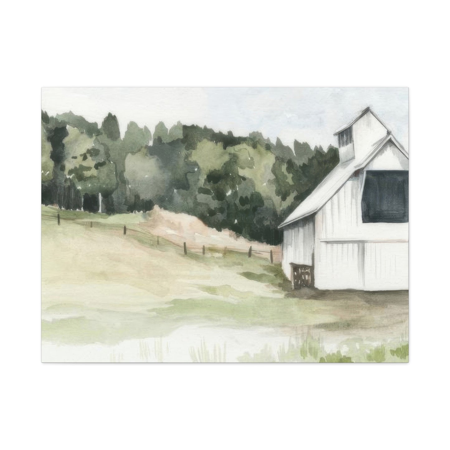 Jennifer Paxton Parker Watercolor Barn Wall Art & Canvas Prints