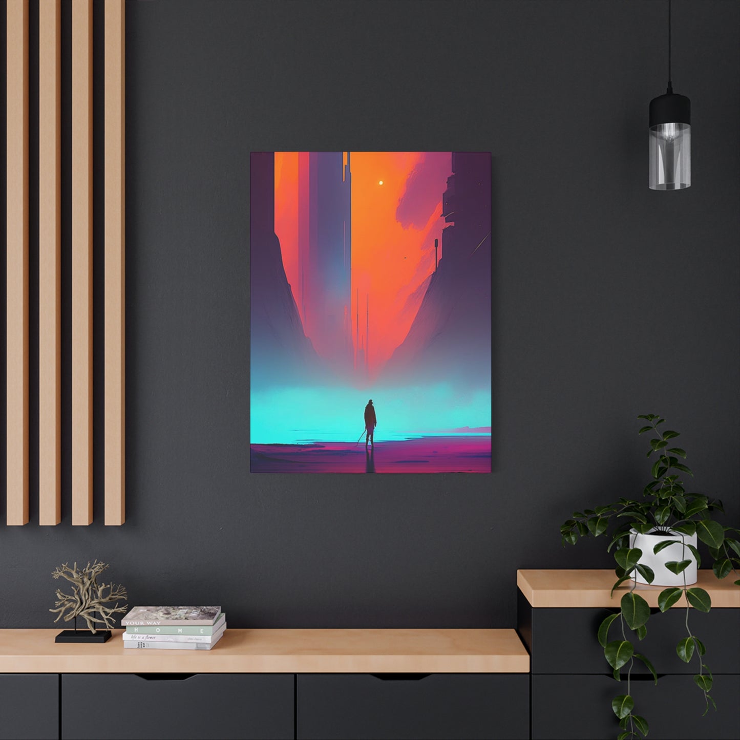 Abstract Alone Jesus Spiritual Christianity Wall Art & Canvas Prints