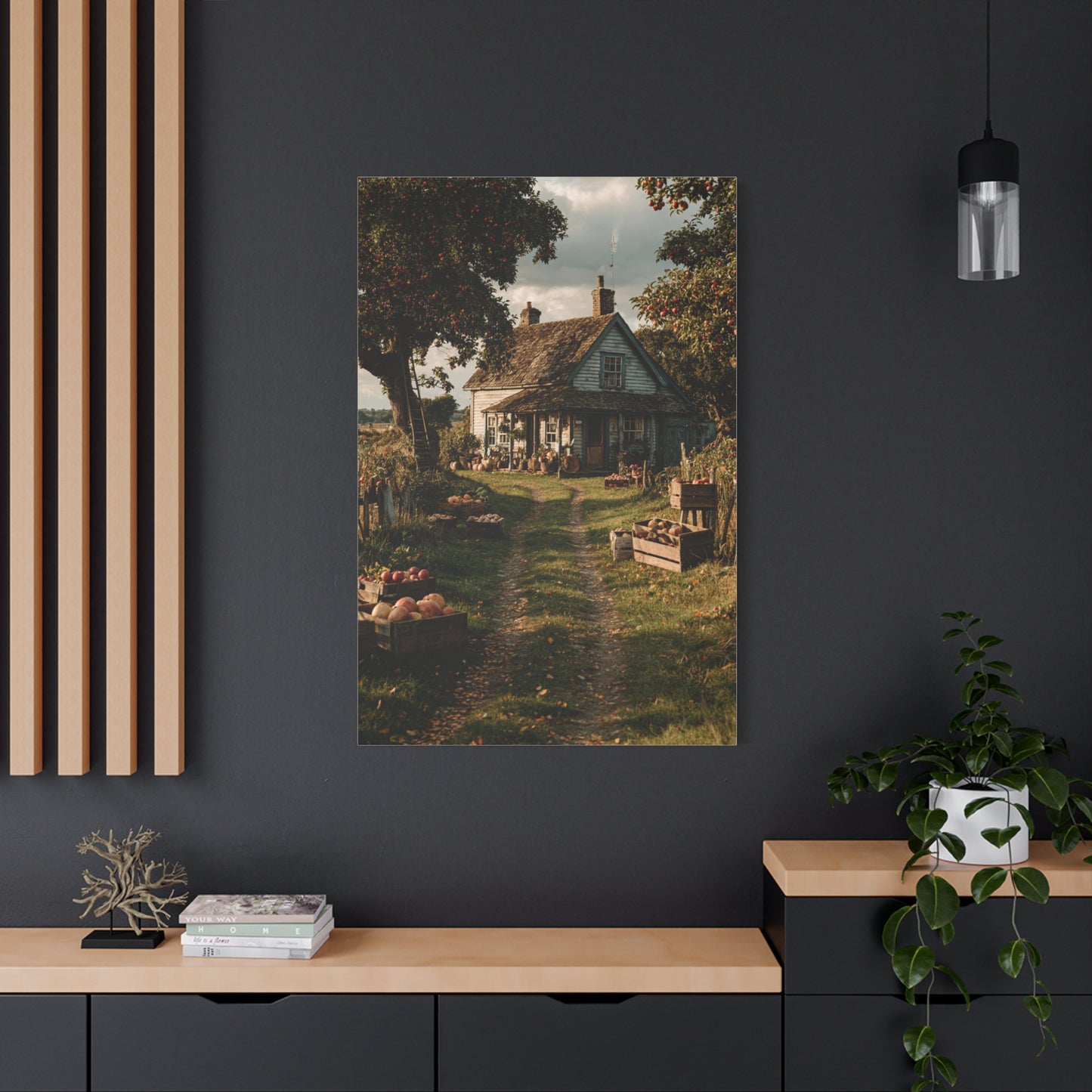 Autumn Orchard Farmhouse Harvest Wall Art & Canvas Print