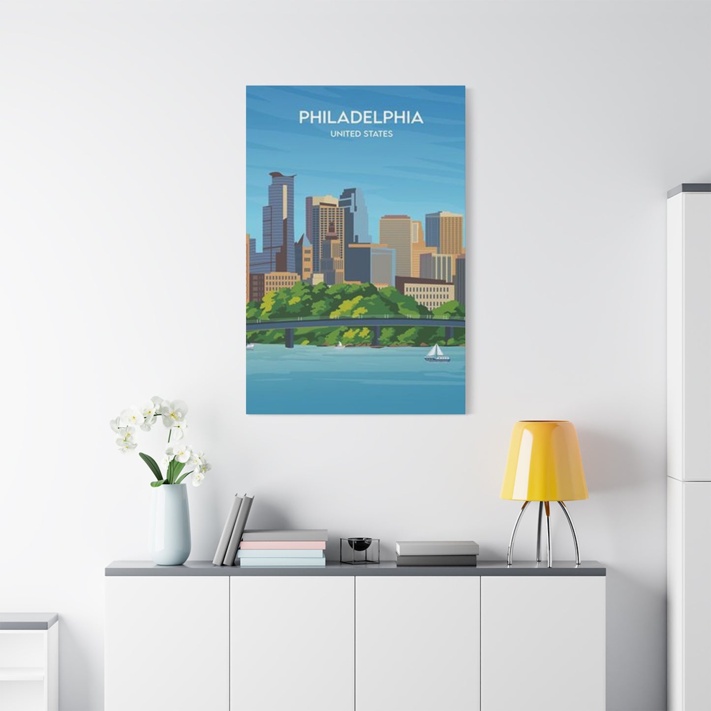 Philadelphia United States Poster Wall Art & Canvas Prints